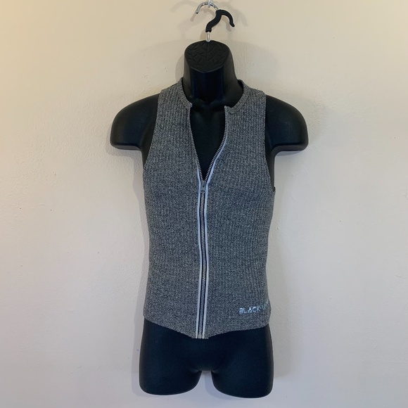 Black Unicorn Tank Top Full Zip Small tight - Picture 3 of 6